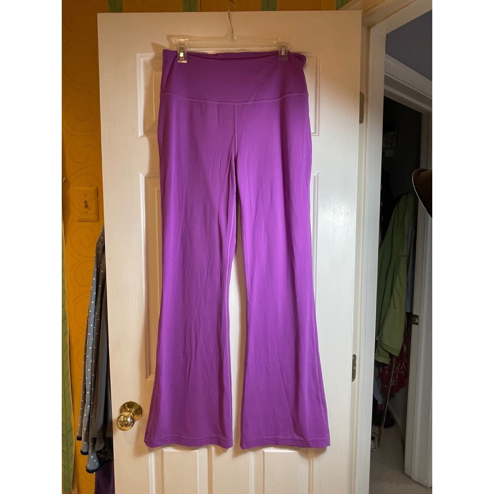 Lululemon Wunder Under High Rise Flare Yoga‎ Pants Purple Women's Size M